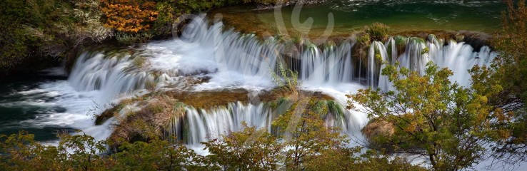 CROATIA Krka National Park Waterfall